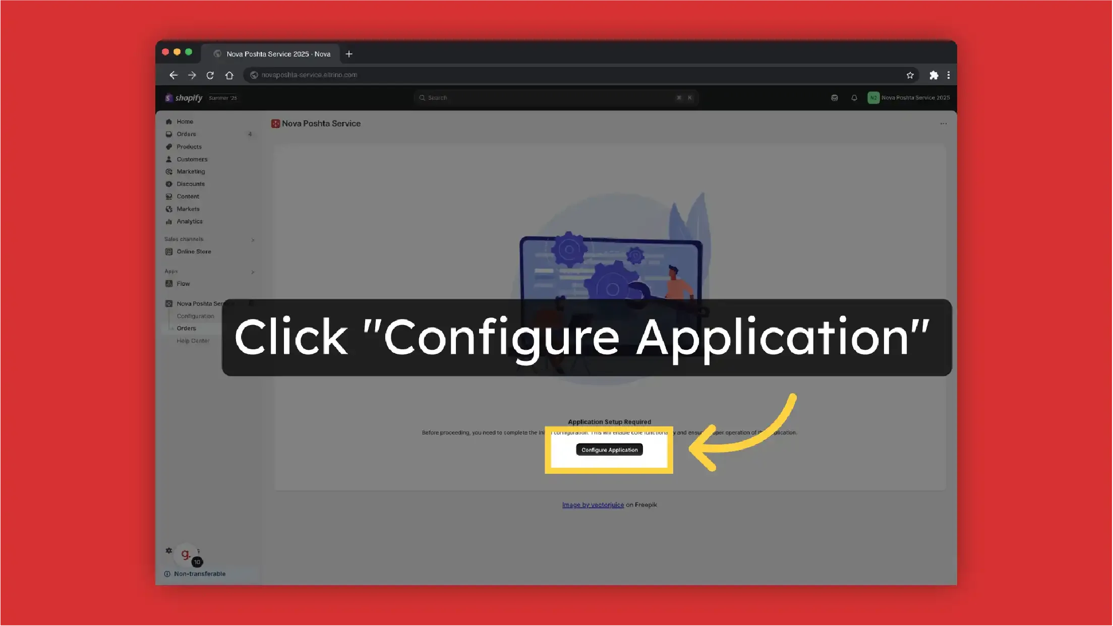 Nova Poshta Shopify Configuration.
